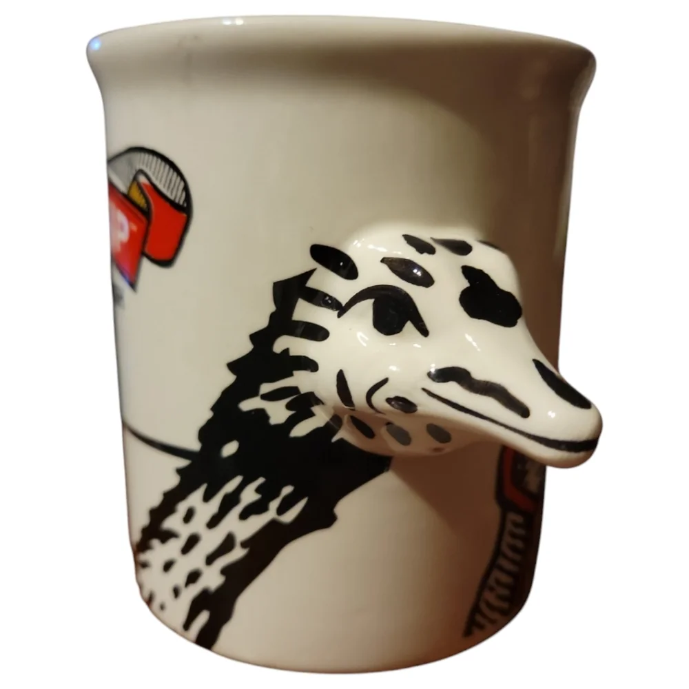 Vtg Shanky's Shireman Whip Cup Mug Racing Ostrich Celtic IRISH LIQUOR Spirits